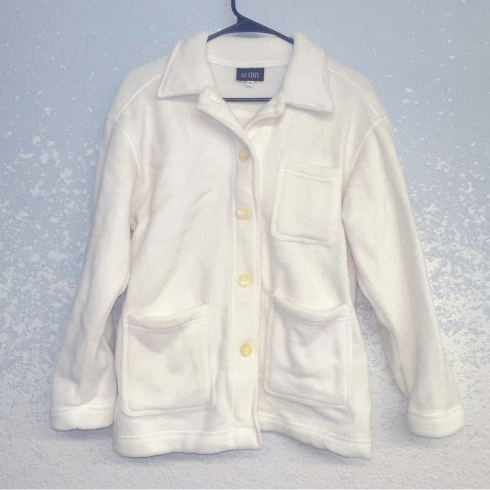 Women’s III State fleece sweater jacket sz S